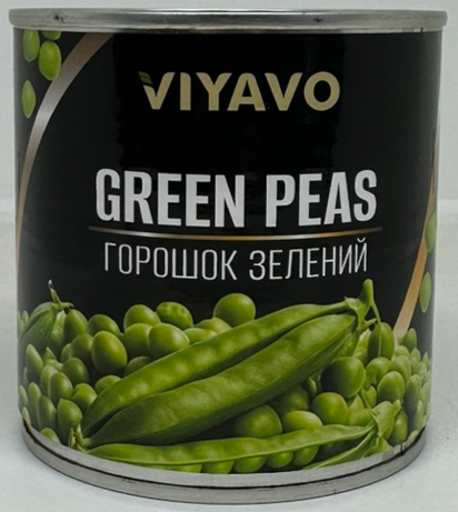 Горошок зелений VIYAVO 420г